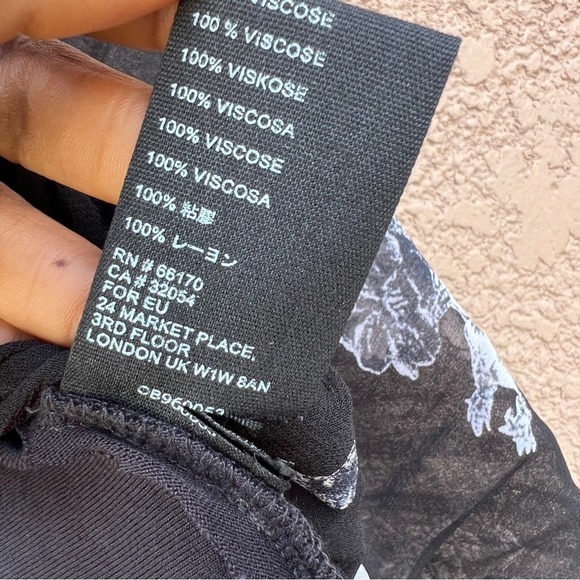 Free People Feminine‎ Floral Skirt Size Medium Fairycore Modest Feminine - Picture 6 of 14